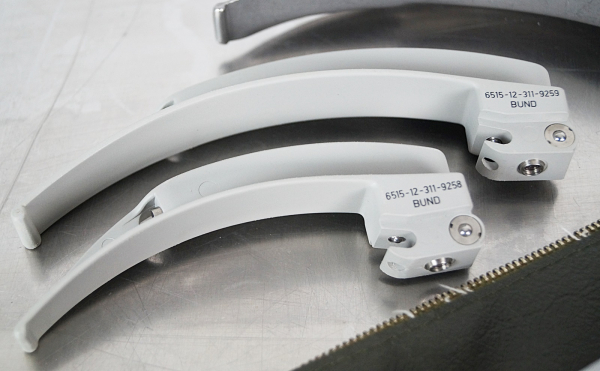 Laryngoskop HEINE  F22 + F.O. Fiber Optik Kaltlicht Set 2,5V+ Spatel Mac 2  / 3 / 4