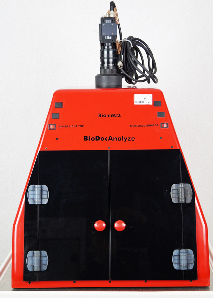 Biometra BioDoc Analyze Geldokumentation GelDoc UV Transilluminator Sony XC 75ce
