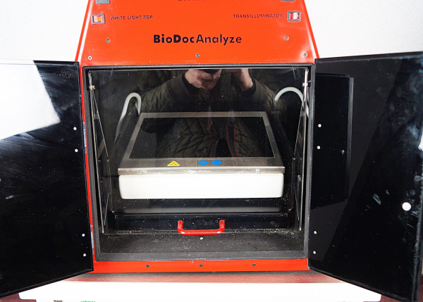 Biometra BioDoc Analyze Geldokumentation GelDoc UV Transilluminator Sony XC 75ce