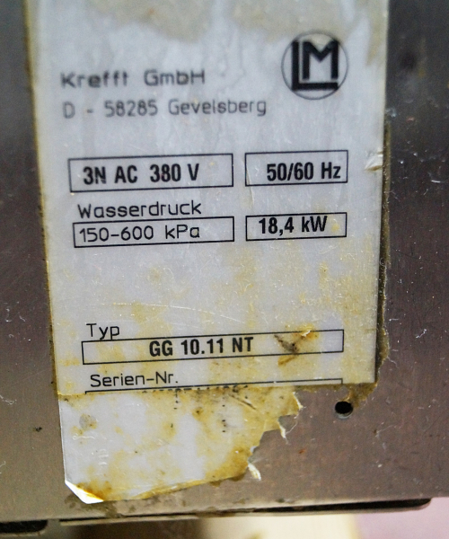 Krefft Rational GG 10 - 11NT Kombidämpfer elektro 10 x 1/1 GN Konvektomat Dampfgarer