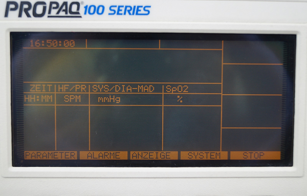 Welch Allyn Propaq 106 El Encore Protokoll Vitalzeichen Patientenmonitor EKG