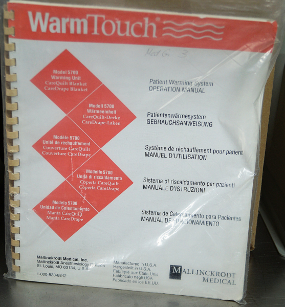 Mallinckrodt Warm Touch 5700 Patientenwärmer Inklusive Decken