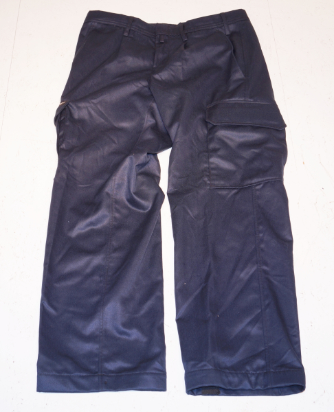 Flammgard Feuerwehrhose NOMEX III antistatisch blau Diensthose