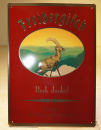 Freibergisch Bock dunkel Blechschild Bier Reklame Werbung NEU OVP