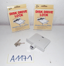 2x ABA Diskettenschloss Disk Drive Lock für 3,5" Floppylaufwerk NEU OVP Floppy Laufwerk Schloss PC A1171