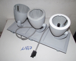 1x PHILIPS HID DECKENSTRAHLER 3ER SPOT STRAHLER DOWNLIGHT 70W DECKENLEUCHTE A1867